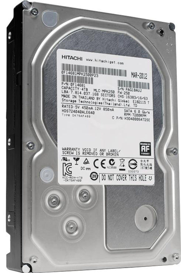 HGST 0F14681 - 4TB HDD