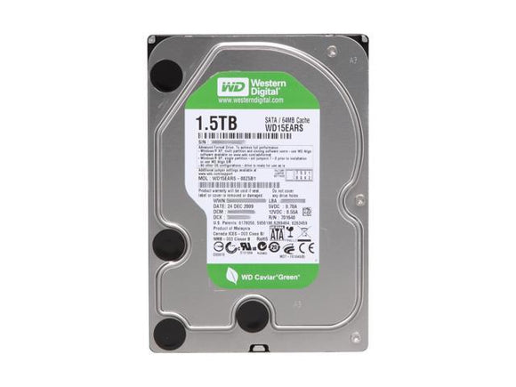 Western Digital WD15EARS – 1.5TB Green Series SATA Hard Drive