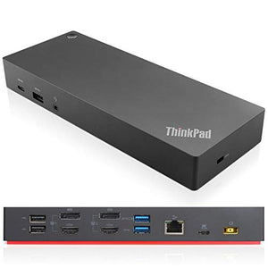 Station d'accueil Lenovo 💻 HDMI, DisplayPort - TYPE C - Livré avec adaptateur secteur 135 W