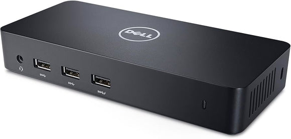 Dell D3100 Docking Station 💻  2 x HDMI, 1 x DisplayPort  - Comes with 65W Dell Adapter