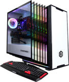 🎮 Gaming Tower Special 🎮  CyberPowerPC ELUNA 242 white case - Value H410M  Intel Core i5-10400 @ 2.90GHz 32GB 480GB SSD +4TB HDD - Radeon RX 570 4GB Graphic Card - WIN 11 PRO