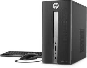 HP Pavilion Desktop PC 570-P0xx – Intel Core i5-7400 @ 3.00GHz / 16GB / 256GB SSD / HDMI / GRADE A