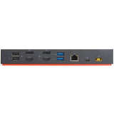 Station d'accueil Lenovo 💻 HDMI, DisplayPort - TYPE C - Livré avec adaptateur secteur 135 W