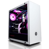 🎮 Gaming Tower Special 🎮  CyberPowerPC ELUNA 242 white case - Value H410M  Intel Core i5-10400 @ 2.90GHz 32GB 480GB SSD +4TB HDD - Radeon RX 570 4GB Graphic Card - WIN 11 PRO