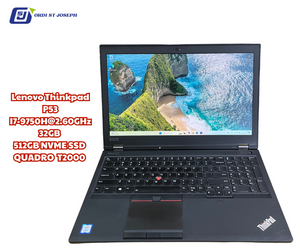 Lenovo ThinkPad P53 15.6'' Workstation I7-9750H@2.60GHz 32GB 512GB NVME SSD NVIDIA Quadro T2000 4GB DDR5 - HDMI - USB-C Thunderbolt 3 ports