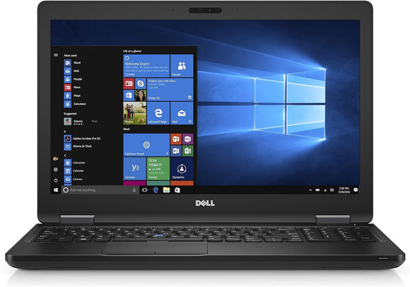 DELL LATITUDE E5580 Laptop 15.6'' | 6th Gen i5-6300U @2.40GHz, 8GB, 256GB SSD,  WIN 10 PRO - GRADE A
