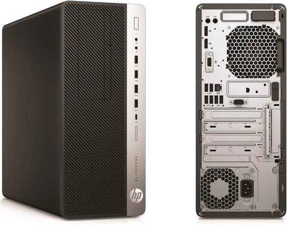 HP EliteDesk 800 G3 Tower Intel Core i7-7700 @ 3.60GHz - 16GB - 512GB M.2 SATA - Win 11 - 3 DISPLAY PORT - GRADE A