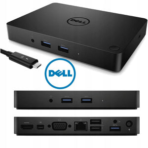 Dell WD15 Docking Station 💻  HDMI, Mini DisplayPort, and VGA - Comes with 130W Dell Adapter